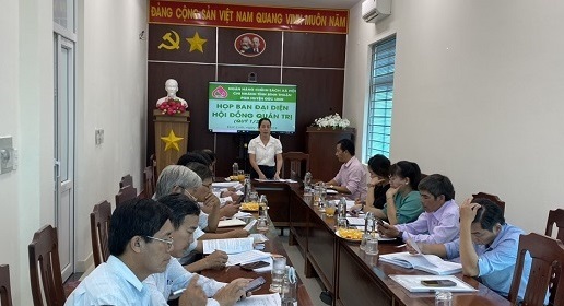 Ban đại diện Hội đồng quản trị Ngân hàng Chính sách xã hội huyện Đức Linh tổ chức họp đánh giá kết quả thực hiện nhiệm vụ quý 1 và triển khai phương hướng, nhiệm vụ quý 2 năm 2024.